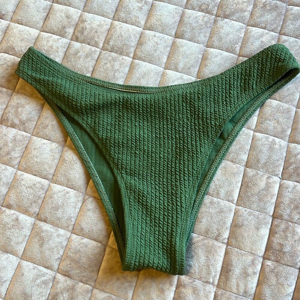 Army green bikini bottoms